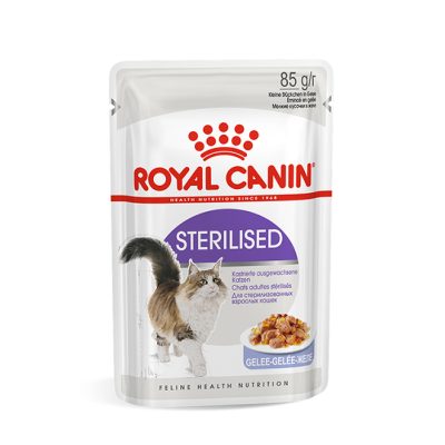 پوچ گربه عقیم شده رویال کنین استرلایز ژله ای – Royal Canin Sterilised
