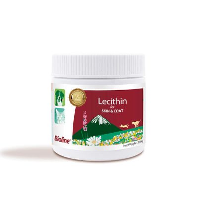 تشویقی مکمل ارگانیک سگ و گربه بایولاین حاوی لسیتین Bioline Dog And Cat Organic Supplement Treat