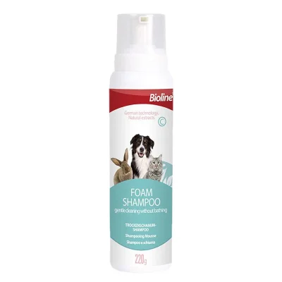 شامپو فوم گربه و سگ بایولاین Bioline Foam Shampoo
