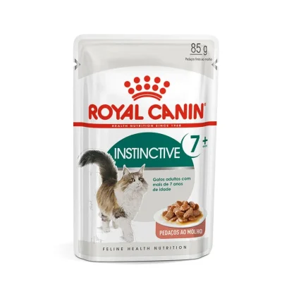 پوچ گربه اینستینکتیو بالای هفت سال خورشتی رویال کنین – Royal Canin Instinctive +7 Gravy Pouch