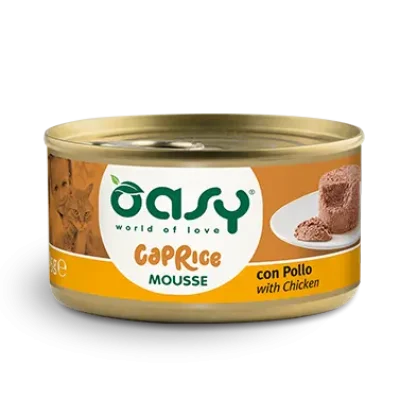 کنسرو گربه اوزی با طعم مرغ Oasy CAPRICE  Mousse with Chiken