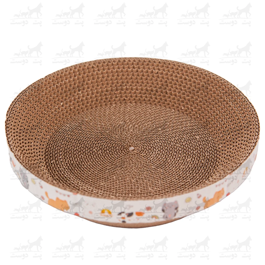 تخته اسکرچر مقوایی گرد گربه - Image 2