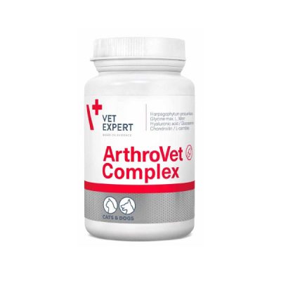 قرص مکمل مفاصل و استخوان سگ و گربه آرترو وت اکسپرت Vet Expert Arthrovet Complex Small Breeds